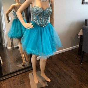Beautiful Teal prom dress